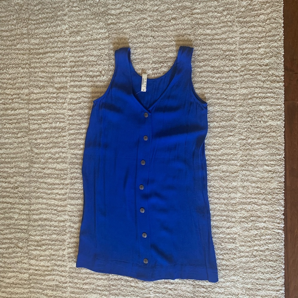 Blue Madewell dress. Size small, never worn